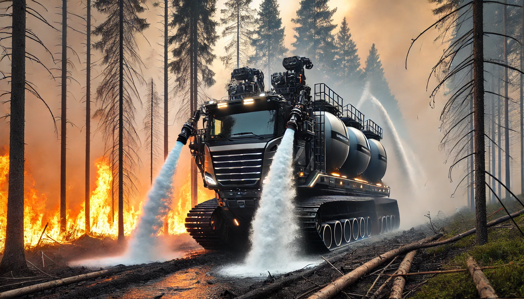 Autonomous Fire Fighting Vehicle